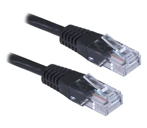 XtendLan UTP CAT5E 1m černá / Patch kabel / RJ45-RJ45
