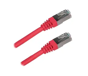 XtendLan SFTP CAT6A 5m červená / Patch kabel / RJ45-RJ45 / LSFRZH