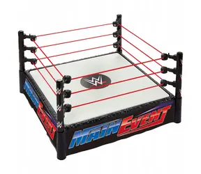 MATTEL WWE Main Event Ring + samolepky JDJ20 / Hrací sada / plast / od 6 let