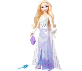 DISNEY Panenka Frozen Spin & Reveal Elsa HTG25 / od 3 let / Vícebarevná / Plast