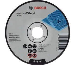 BOSCH Řezný kotouč Standard for Metal / O 115 mm / 1,6 mm / A 60 T BF