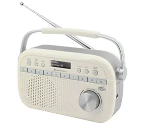 Soundmaster DAB280BE bílá / Rádio / DAB+ / FM / RDS / budík