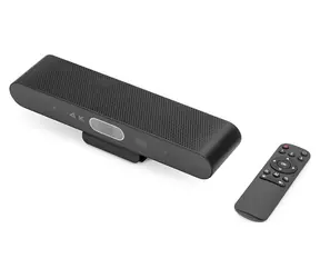 Digitus DS-55581 Video Bar Mini černá / Videokonferenční systém / 4K / 8 Mpx kamera / AI sledování / USB