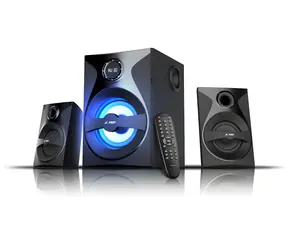 Fenda F&D F380X černá / Reproduktory / 2.1 / 54W / BT4.0 / NFC / FM rádio / USB/SD / dálkové ovládání