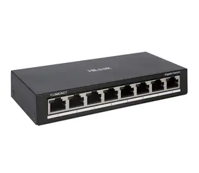 HiLook NS-0508 / Switch / 8x 10/100/1000 Mb/s RJ45 / kov