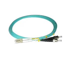 XtendLan FO patch LC-ST / Optický patch kabel / 10 m / 50/125 OM3 duplex / LS0H