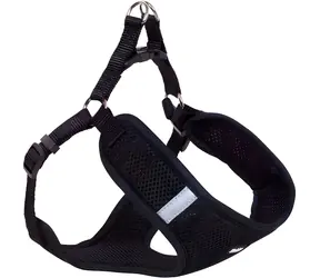 Nobby Mesh Reflect černá, velikost M / Postroj pro psa / Reflexní / 48-56 cm