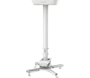 LogiLink BP0157 bílá / Stropní držák projektoru / 595–895 mm / do 35 kg