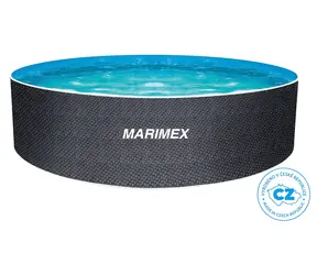 Marimex Orlando RATAN / Bazén / průměr 3,05 m / výška 0,91 m / ocelová stěna / skimmer Olympic