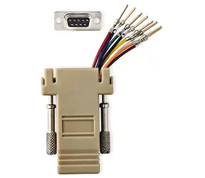 Nedis sériový adaptér D-Sub9(M) - RJ45(F) slonová kost / Sériový adaptér / Poniklovaný