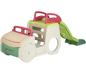 SMOBY Skluzavka Auto dobrodružství 3v1 / 75 × 40 × 120,5 cm