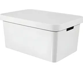Curver Infinity Úložný box s víkem 45 l bílá / Úložný box / 54,5 x 37 x 25 cm