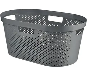 Curver Infinity Recycled 40 l šedá / Koš na prádlo / recyklovaný plast