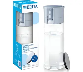 Brita Fill & Go Vital modrá / Filtrační láhev na vodu / 0,6 l / 2x MicroDisc