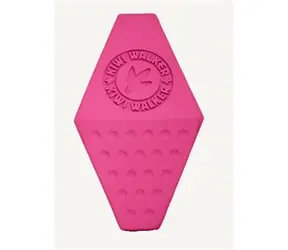 KIWI WALKER Gumová hračka Octaball Mini růžová / Otvor na pamlsky / 11 cm