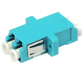 XtendLan LC-LC duplex adaptér MM OM3 azurová / Optický adaptér / Multimode 50/125 / Duplex