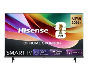 32" Hisense 32A4S černá / HD / LED / HDMI / USB / LAN / Wi-Fi / Bluetooth / 12W repro