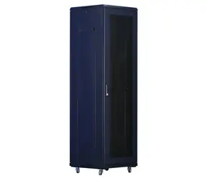 XtendLan 42U/800x1000 černá / Stojanový rozvaděč / 19" / Perforované dveře a záda