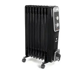 G21 Bromo černá / Olejový radiátor / 9 žeber / 2000 W