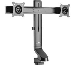 Maclean MC-854 / Stolní držák pro dva monitory / 17-27"