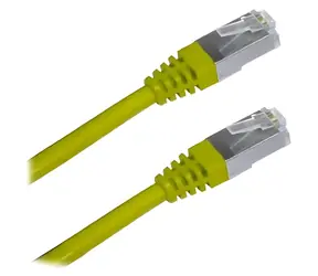 XtendLan Cat6A S/FTP LSZH žlutá / Patch kabel / RJ45-RJ45 / 2 m