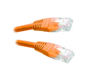 XtendLan Patch kabel Cat5e UTP oranžová 1 m / Patch kabel / RJ45-RJ45