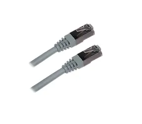 XtendLan Patch kabel Cat6A SFTP LSFRZH 15 m šedý / Patch kabel / RJ45-RJ45