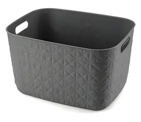 Curver Softex L tmavě šedá / Úložný koš / 19 l