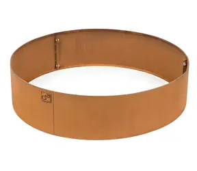G21 Zahradní obrubník Corten kruhový / Obrubník / O 80 x 20 cm