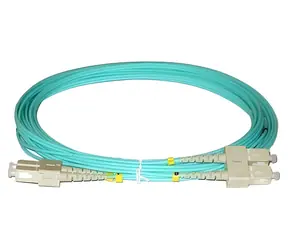 XtendLan FO patch SC-SC / Optický patch kabel / 3 m / OM3 50/125 / Duplex / LS0H