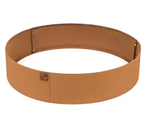 G21 Zahradní obrubník Corten / Obrubník / Kruhový / O 90 cm / Výška 20 cm