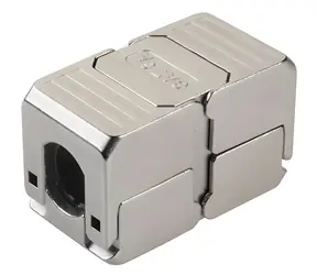Solarix SXSPJ-6A-STP-BK-SA / Spojovací box / CAT6A / STP / samořezný