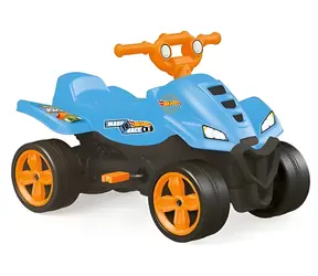 DOLU Šlapací čtyřkolka Hot Wheels modrá / nosnost 35 kg / od 3 let