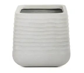G21 Květináč Sand Cube 38 x 38 x 37 cm / Květináč / Plastový / Krychlový tvar