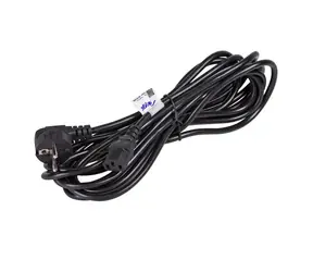 Akyga AK-PC-05A černá / Napájecí kabel / 5 m / IEC C13 / CEE 7/7