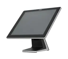 17" FEC AM-1017 černo-stříbrná / Dotykový monitor / PCAP / bez rámečku / USB / VGA / DVI