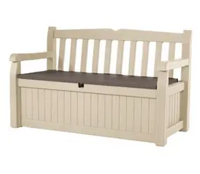Keter Eden Garden Bench béžová / Zahradní lavice / úložný prostor 265 l