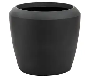 G21 Květináč Coal kulatý / Květináč / O 44 cm / výška 39,5 cm