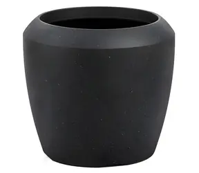 G21 Květináč Coal Round / 33,5 x 33,5 x 30,5 cm