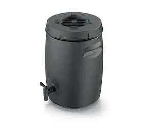 PROSPERPLAST COMBIOLIQ 55 l černá / Kompostér / Objem 55 l / Výška 60,2 cm / Šířka 38 cm / Plast
