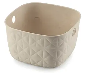 CURVER Úložný koš Softex XS béžová / 3 l / 19,4x11,1x19,4 cm