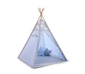 G21 Stan Teepee Modrá obloha / Dětský hrací stan / Balení 95×16,5×16,5 cm