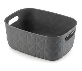 Curver Softex tmavě šedá / Úložný box / S / 4 l / 100 % recyklovaný materiál