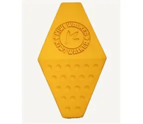 KIWI WALKER Gumová hračka Octaball Mini oranžová / Otvor na pamlsky / 11 cm