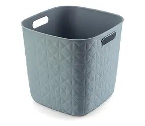 Curver Softex Cube 15 l modrozelený / Úložný box / recyklovaný plast / stohovatelný