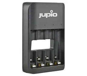 Jupio USB nabíječka AA/AAA baterií / Nabíječka baterií / 4 sloty / LED