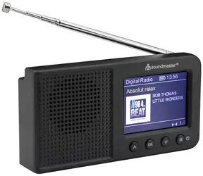 Soundmaster DAB175SW černá / Radiobudík / DAB+ / FM / LCD displej / budík a hodiny