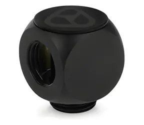 Thermal Grizzly DeltaMate Rotary-T černá / Rotační fitink / G1/4" / 90° / vodní chlazení