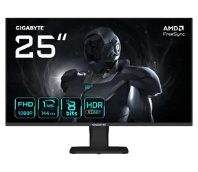 24,5" GIGABYTE GS25F14 černá / Monitor / SS-IPS / FHD 1920x1080 / 144Hz / 1ms / 2x HDMI + DP