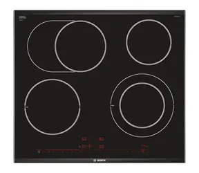 BOSCH PKN675DP1D černá / Sklokeramická varná deska / Série 8 / 4 plotýnky / PowerBoost / TopControl displej
